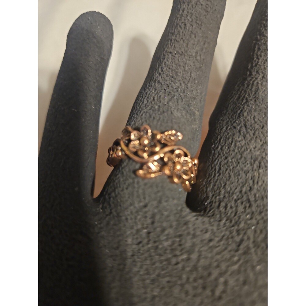 PAPARAZZI Filigree Floral Ring Copper tone One size! Feminine antique style!